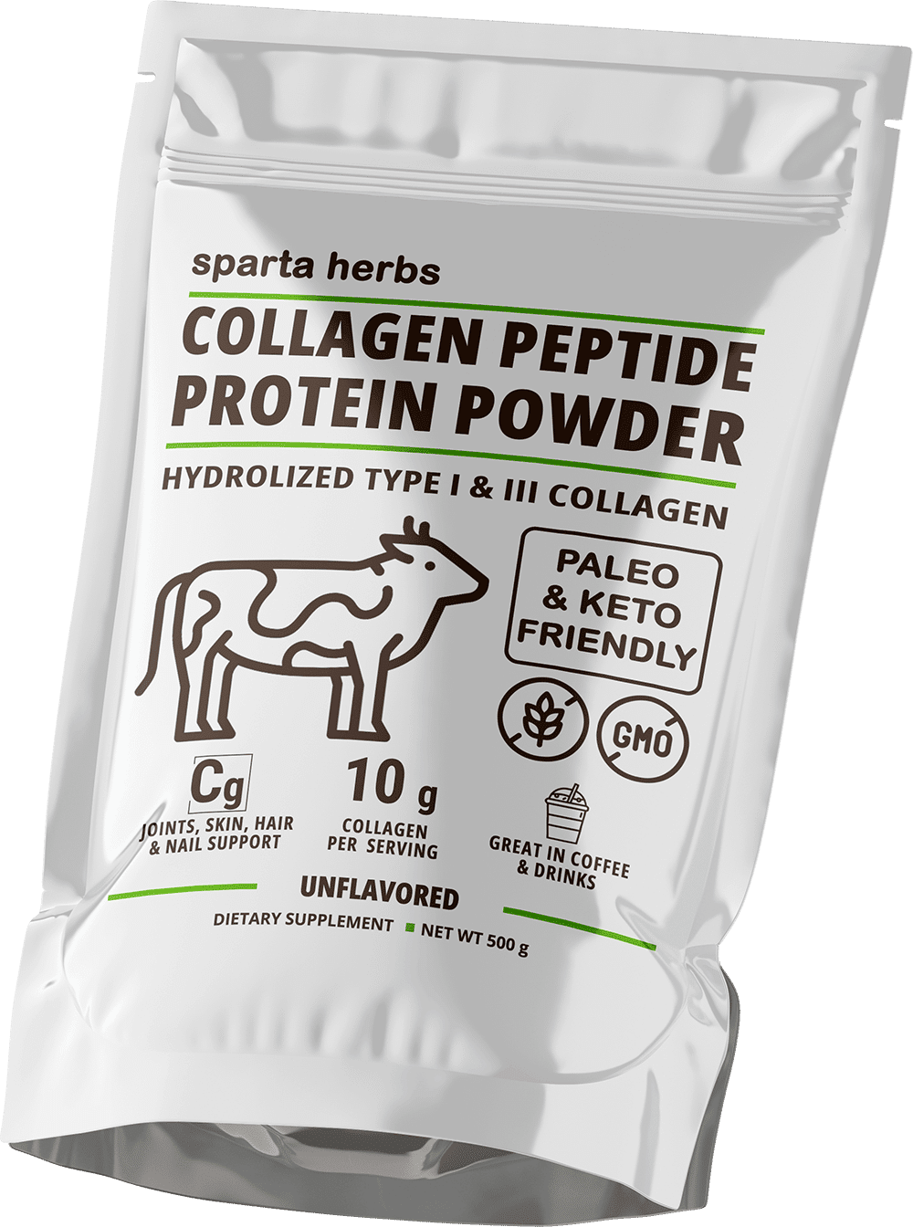 колаген протеин пептиди на прах 500г